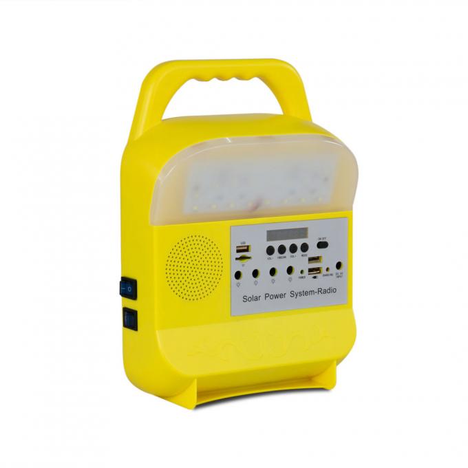 2021 New Solar Lights with Radio Solar Portable Power System Solar Radio Solar FM