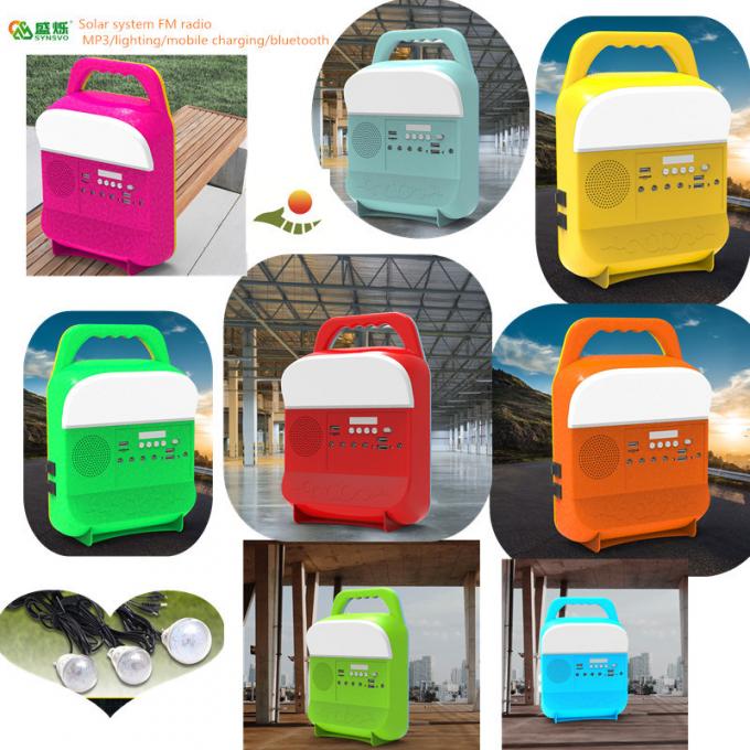 10W off Grid Solar Power System with FM Radio Phone Charging Solar Lighting System