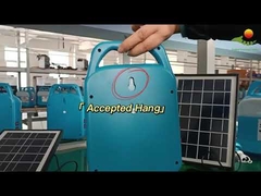 Bộ dụng cụ chiếu sáng năng lượng mặt trời di động Bóng đèn Led thiết kế mới với bảng điều khiển năng lượng mặt trời