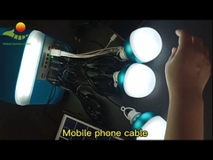 5W USB TF Máy phát điện năng lượng mặt trời di động Hệ thống chiếu sáng Led năng lượng mặt trời ngoài trời