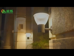 Đèn LED năng lượng mặt trời được thiết kế trang nhã Đèn tường chống thấm nước Hệ thống cảm biến Đèn tường năng lượng mặt trời ngoài trời sân vườn-B4001