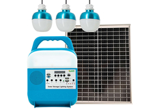 Hệ thống chiếu sáng gia đình năng lượng mặt trời 825-Portable Home Sạc di động Bảng điều khiển bộ dụng cụ Led 25W
