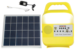 Bộ đèn chiếu sáng năng lượng mặt trời 68-9W Bóng đèn LED treo tường Bộ sạc điện thoại Trạm di động SRE-689